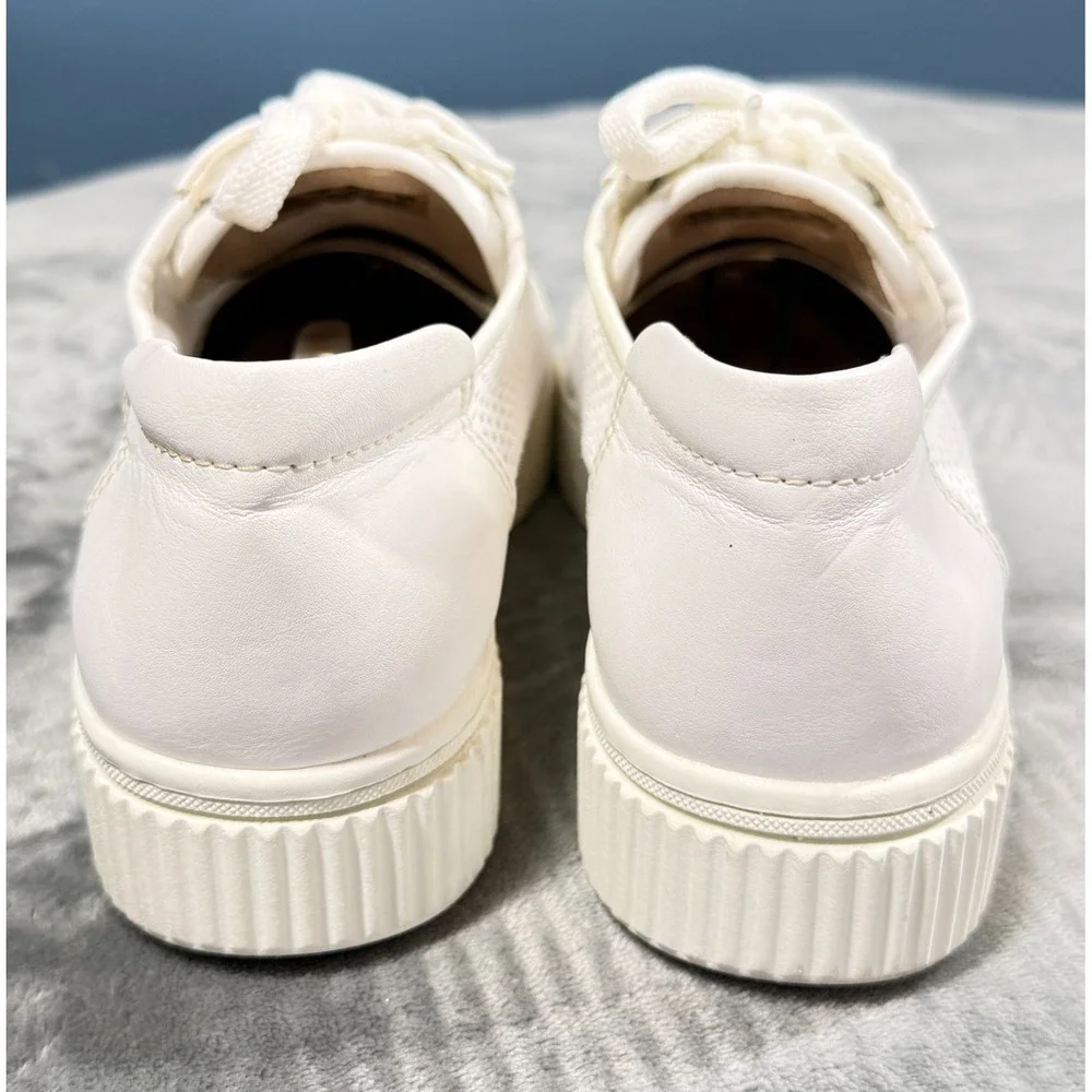 Naturalizer Soul Womens 10M Sneakers White Mesh Lace Up Platform Casual Shoes
